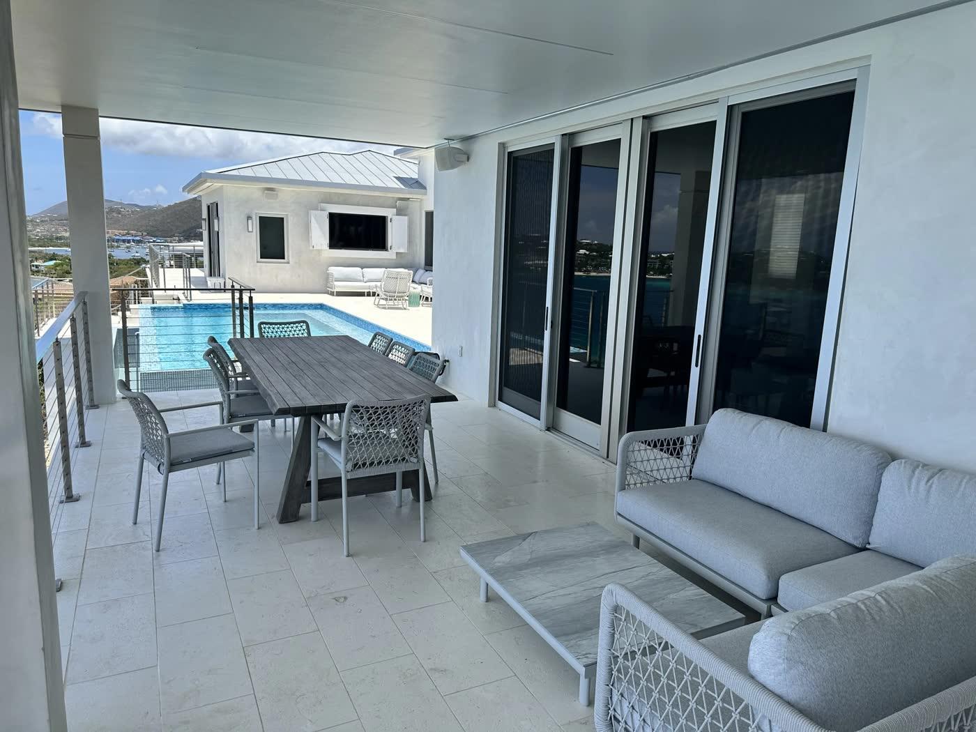 Island Media Systems estate media room installation at the Castle at Cabrita in St. Thomas USVI