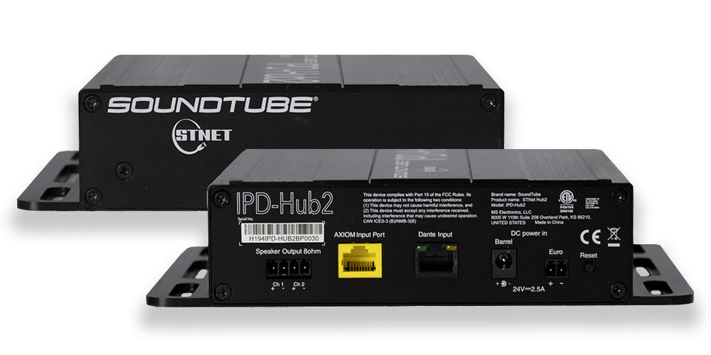 SoundTube STNet IPD-Hub 2 IP-addressable commercial audio hub